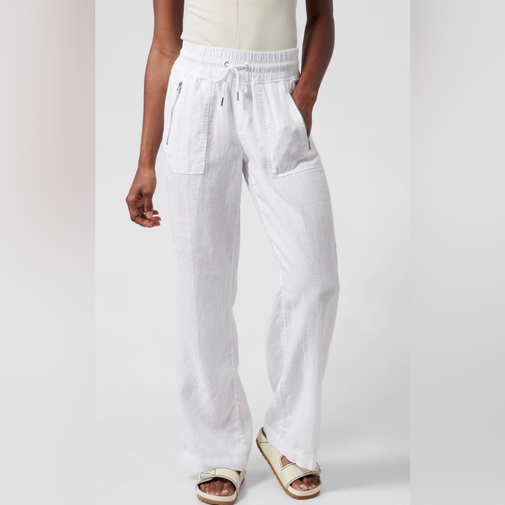 athleta linen pants